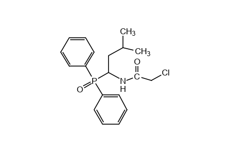 2-chloro-N-[1-(diphenylphosphinyl)-3-methylbutyl]acetamide