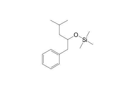 4-Methyl-1-phenyl-2-pentanol, tms derivative