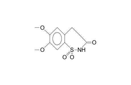 4,5-DIHYDRO-7,8-DIMETHOXYBENZOTHIAZEPIN-3-ON-1,1-DIOXID