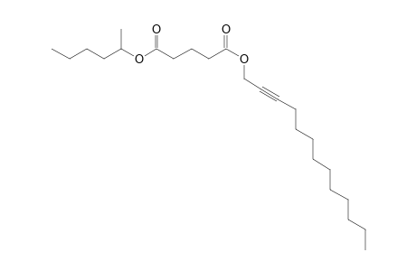 Glutaric acid, tridec-2-yn-1-yl 2-hexyl ester