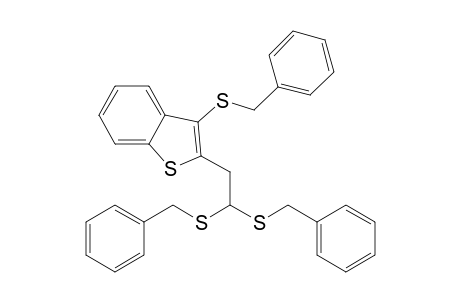 3-Benzylthio-2-(2,2-bis(benzylthio)ethyl)benzo[b]thiophene