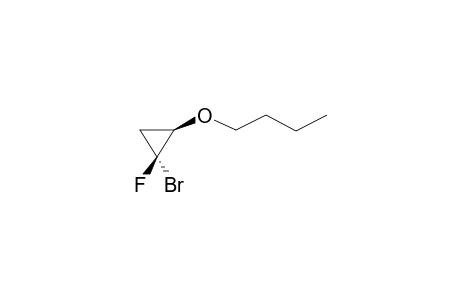 ANTI-1-FLUORO-1-BROMO-2-BUTOXYCYCLOPROPANE