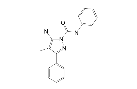 5-amino-4-methyl-N,3-di(phenyl)pyrazole-1-carboxamide