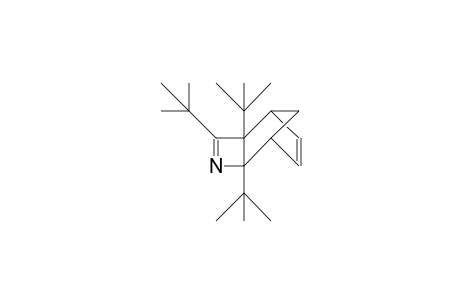 2,3,5-Tri-tert-butyl-4-aza-tricyclo[4.2.1.0/2,5/]nona-3,7-diene