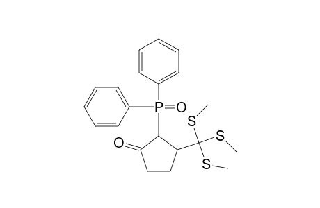 2-(diphenylphosphinoyl)-3-[tris(methylthio)methyl]cyclopentanone