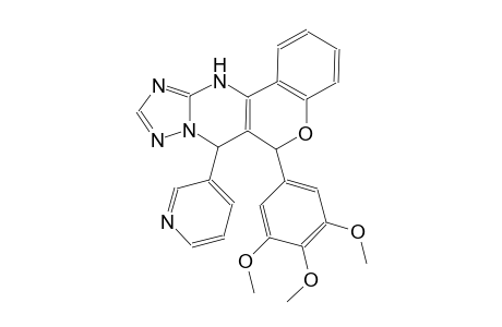 7-(3-pyridinyl)-6-(3,4,5-trimethoxyphenyl)-7,12-dihydro-6H-chromeno[4,3-d][1,2,4]triazolo[1,5-a]pyrimidine