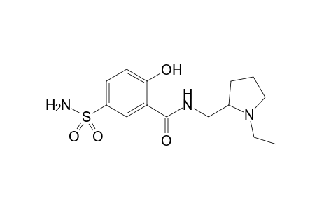 Sulpiride-M (O-demethyl-) MS2