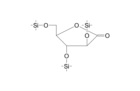 Arabinonic acid, 2,3,5-tris-O-(trimethylsilyl)-, .gamma.-lactone