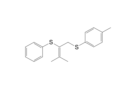 2-Methyl-4-(4-methylphenylthio)-3-(phenylthio)-2-butene