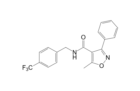 5-methyl-3-phenyl-N-[p-(trifluoromethyl)benzyl]-4-isoxazolecarboxamide