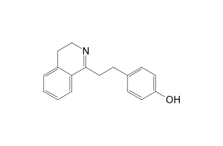 p-[2-(3,4-dihydro-1-isoquinolyl)ethyl]phenol
