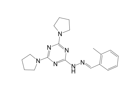 2-Methylbenzaldehyde [4,6-di(1-pyrrolidinyl)-1,3,5-triazin-2-yl]hydrazone