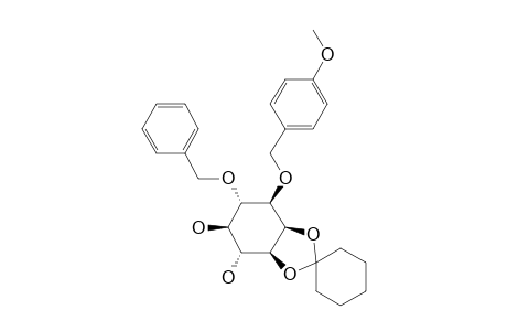 (+)-6-O-Benzyl-2,3-O-cyclohexylidene-1-O-(p-methoxybenzyl)-myo-inositol