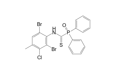 3'-chloro-2',6'-dibromo-1-(diphenylphosphinyl)thio-p-formotoluidide