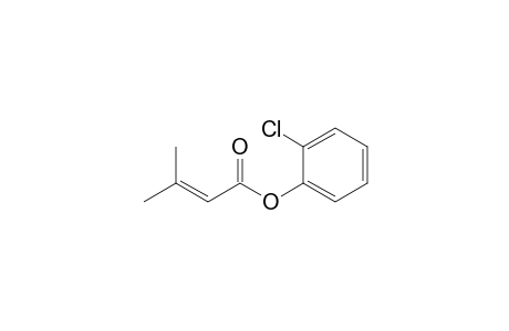 3-Methyl-2-butenoic acid (2-chlorophenyl) ester