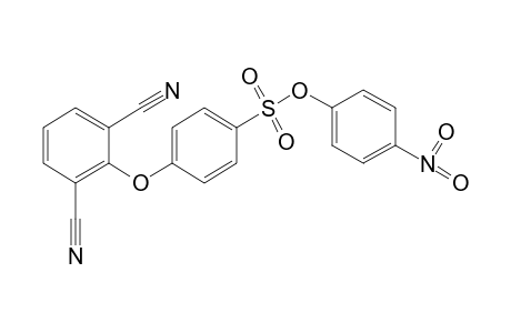 p-(2,6-dicyanophenoxy)benzenesulfonic acid, p-nitrophenyl ester
