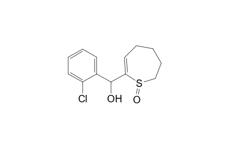 2-Thiepinmethanol, .alpha.-(2-chlorophenyl)-4,5,6,7-tetrahydro-, 1-oxide, (R*,R*)-
