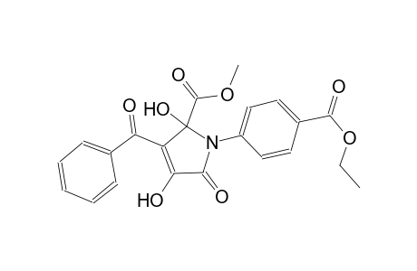 3-Benzoyl-1-(4-ethoxycarbonyl-phenyl)-2,4-dihydroxy-5-oxo-2,5-dihydro-1H-pyrrole-2-carboxylic acid methyl ester