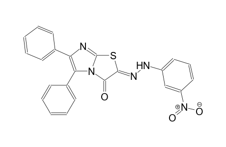 imidazo[2,1-b]thiazole-2,3-dione, 5,6-diphenyl-, 2-[(3-nitrophenyl)hydrazone], (2Z)-