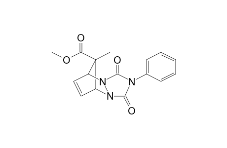 10-Methyl-3,5-dioxo-4-phenyl-2,4,6-triazatricyclo[5.2.1.0(2,6)]dec-8-ene-10-carboxylic acid, methyl ester