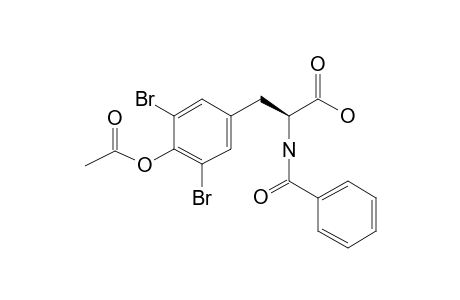 o-Acetyl-N-benzoyl-3,5-dibromo-L-tyrosine