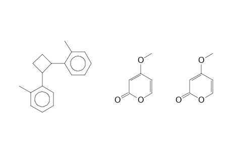CYCLOBUTANE, R-1,C-2-BIS(4-METHOXY-2-OXO-2H-PYRAN-6-YL)-T-3,T-4-BIS(2-METHYLPHENYL)-