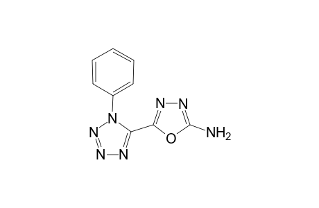 5-(1-Phenyl-1H-tetraazol-5-yl)-1,3,4-oxadiazol-2-amine