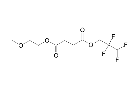 Succinic acid, 2,2,3,3-tetrafluoropropyl 2-methoxyethyl ester