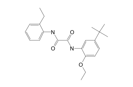 Ethanediamide, N-[5-(1,1-dimethylethyl)-2-ethoxyphenyl]-N'-(2-ethylphenyl)-