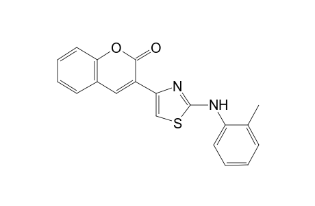 3-[2-(2-toluidino)-1,3-thiazol-4-yl]-2H-chromen-2-one