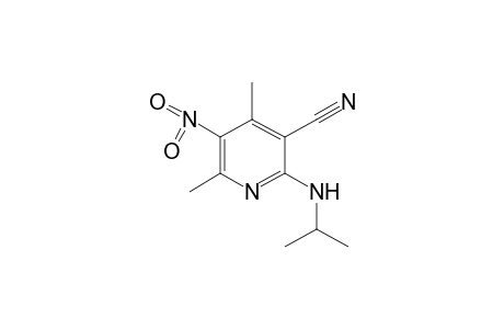 4,6-dimethyl-2-(isopropylamino)-5-nitronicotinonitrile