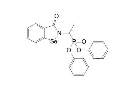diphenyl 1-(3-oxobenzo[d][1,2]selenazol-2(3H)-yl)ethylphosphonate