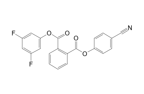 Phthalic acid, 4-cyanophenyl 3,5-difluorophenyl ester