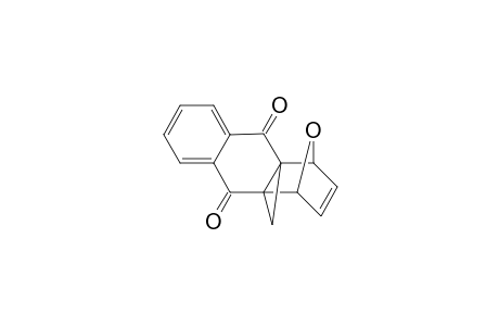 1H-cyclopropa[b]naphthalene-2,7-dione/furan exo adduct