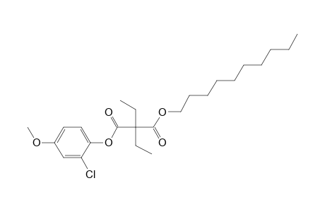 Diethylmalonic acid, 2-chloro-4-methoxyphenyl decyl ester