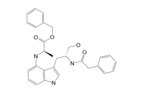 (R,R)-2-{4-[1-(Phenylmethoxycarbonyl)ethylamino]-1H-indol-3-yl}-1-(hydroxymethyl)ethylphenylacetamide