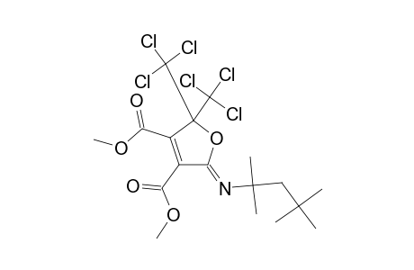 DIMETHYL-5-[(1,1,3,3-TETRABUTYL)-IMINO]-2,2-BIS-(TRICHLOROMETHYL)-2,5-DIHYDROFURAN-3,4-DICARBOXYLATE