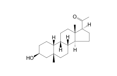 3.beta.-Hydroxy-5-methyl-19-nor-5.beta.,9.beta.,10.beta.-pregnan-20-one