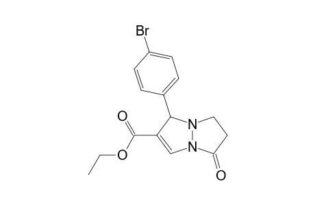 Ethyl 1-(4-Bromophenyl)-5-oxo-6,7-dihydro-1H,5H-pyrazolo[1,2-a]pyrazole-2-carboxylate