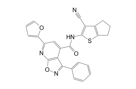 N-(3-cyano-5,6-dihydro-4H-cyclopenta[b]thien-2-yl)-6-(2-furyl)-3-phenylisoxazolo[5,4-b]pyridine-4-carboxamide