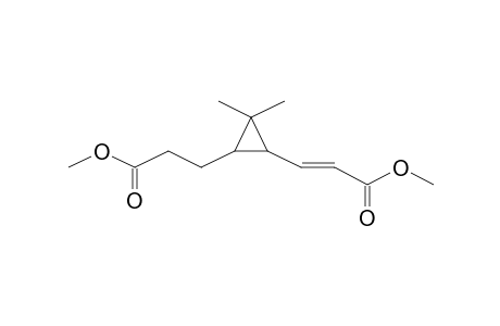 3-[3-[(E)-3-keto-3-methoxy-prop-1-enyl]-2,2-dimethyl-cyclopropyl]propionic acid methyl ester