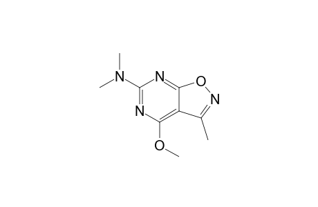 6-Dimethylamino-3-methyl-4-(methoxy)isoxazolo[5.4-d]pyrimidine