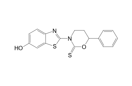 3-(6-hydroxy-1,3-benzothiazol-2-yl)-6-phenyl-1,3-oxazinane-2-thione