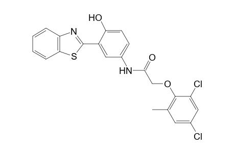 acetamide, N-[3-(2-benzothiazolyl)-4-hydroxyphenyl]-2-(2,4-dichloro-6-methylphenoxy)-