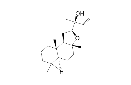 (2S)-2-[(2S,3aR,5aS,9aS,9bR)-3a,6,6,9a-tetramethyl-2,4,5,5a,7,8,9,9b-octahydro-1H-benzo[e]benzofuran-2-yl]-3-buten-2-ol