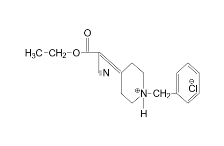 1-BENZYL-alpha-CYANO-delta4,alpha-PIPERIDINEACETIC ACID, ETHYL ESTER, HYDROCHLORIDE