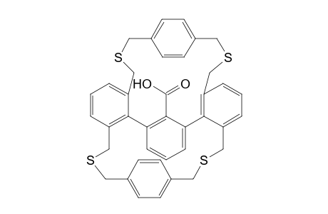 3,10,18,25-Tetrathiaheptacyclo[14.14.7.2(5,8).2(20,23).1(32,36).0(12,37).0(27,31)]dotetraconta-1(31),5,7,12,14,16(37),20,22,27,29,32,34,36(42),38,40-pentadecaene-40-carboxylic acid