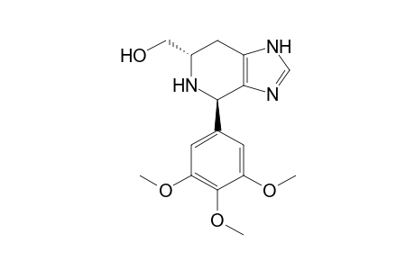 (4R,6S)-[4-(3',4',5'-Trimethoxyphenyl)-4,5,6,7-tetrahydro-1H-imidazo[4,5-c]pyridin-6'-yl]-methanol