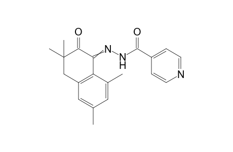 isonicotinic acid, (3,4-dihydro-2-oxo-3,3,6,8-tetramethyl-1(2H)-naphthylidene)hydrazide