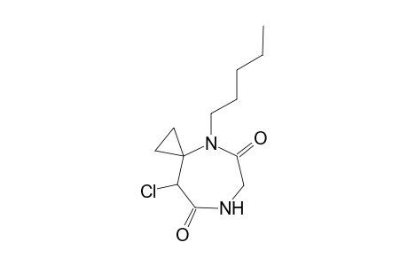 6'-Chlorohexahydro-4'-pentyl-spiro[cyclopropane-1,5'-[1H]-[1,4]-diazepine-3',7'-dione